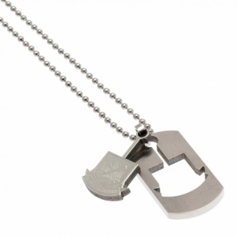 West Ham United lănțișor de gât cu pandantiv câine Dog Tag & Chain CO CT