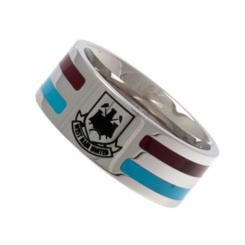 West Ham United inel Colour Stripe Ring Medium CT