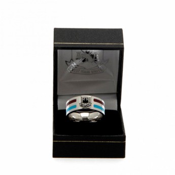 West Ham United inel Colour Stripe Ring Medium CT