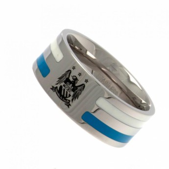 Manchester City inel Colour Stripe Ring Small EC