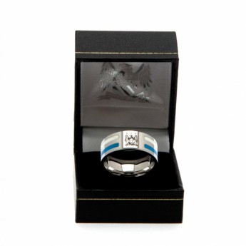 Manchester City inel Colour Stripe Ring Small EC