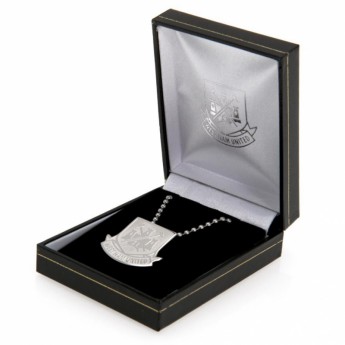 West Ham United lănțișor de gât cu pandantiv Stainless Steel Pendant & Chain CT LG