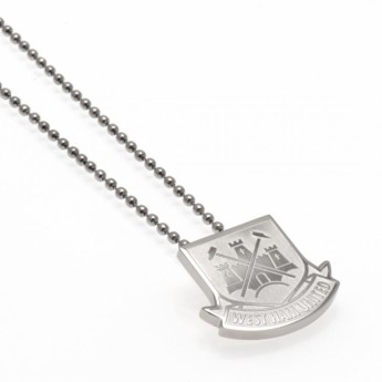 West Ham United lănțișor de gât cu pandantiv Stainless Steel Pendant & Chain CT LG