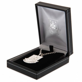 West Ham United lănțișor de gât cu pandantiv Silver Plated Pendant & Chain XL CT