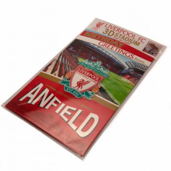 FC Liverpool urări pentru ziua de naștere Pop-Up Birthday Card