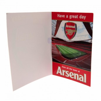 FC Arsenal urări pentru ziua de naștere Musical Birthday Card