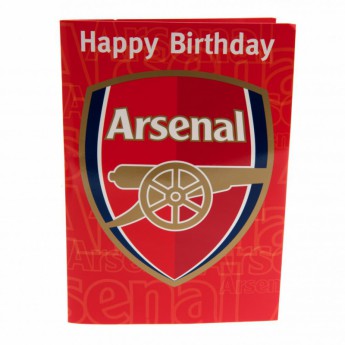 FC Arsenal urări pentru ziua de naștere Musical Birthday Card