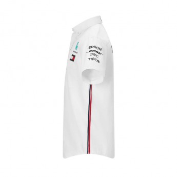 Mercedes AMG Petronas cămașă de bărbați white F1 Team 2019
