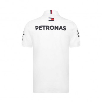 Mercedes AMG Petronas tricou polo white F1 Team 2019