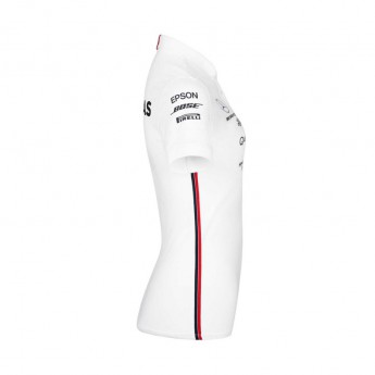 Mercedes AMG Petronas tricou polo de damă white F1 Team 2019