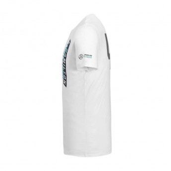 Mercedes AMG Petronas tricou de bărbați white Hamilton 44 F1 Team 2019