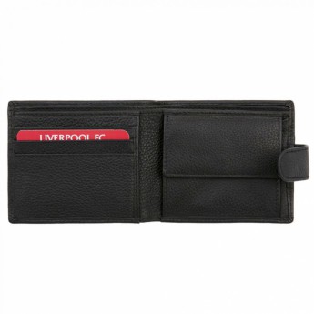 FC Liverpool portofel de piele Black Leather Wallet