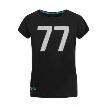 Mercedes AMG Petronas tricou de dama black Bottas 77 F1 Team 2019