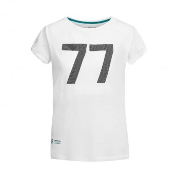 Mercedes AMG Petronas tricou de dama white Bottas 77 F1 Team 2019