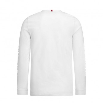 Red Bull Racing tricou de bărbați cu mânecă lungă white long Team 2019