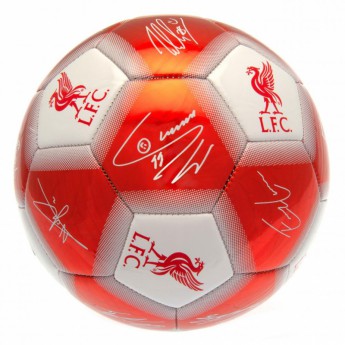 FC Liverpool balon de fotbal Football Signature Anfield - size 5