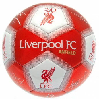 FC Liverpool balon de fotbal Football Signature Anfield - size 5