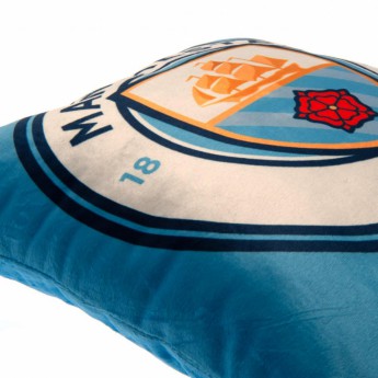 Manchester City pernă blue logo Cushion