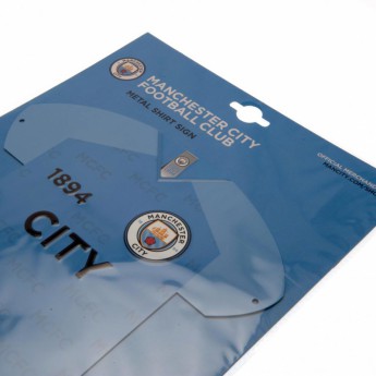 Manchester City semn metalic Metal Shirt Sign