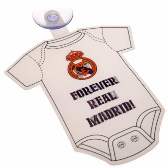 Real Madrid mini body auto Baby On Board Sign