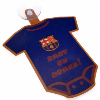 FC Barcelona mini body auto Baby On Board Sign