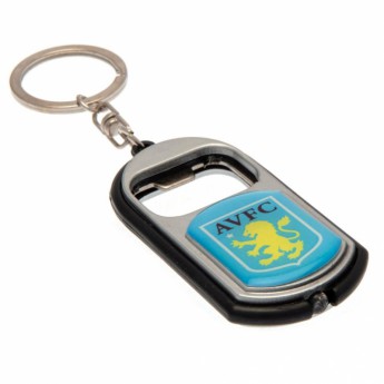 Aston Villa pandantiv cu deschizător Key Ring Torch Bottle Opener