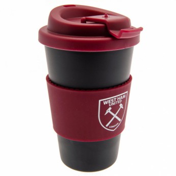 West Ham United cană de călătorie Silicone Grip Travel Mug