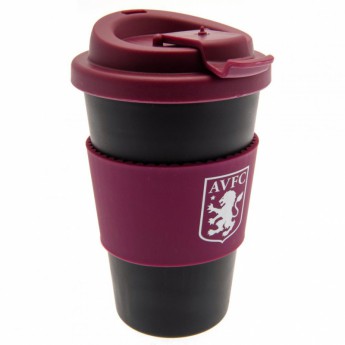 Aston Villa cană de călătorie Silicone Grip Travel Mug