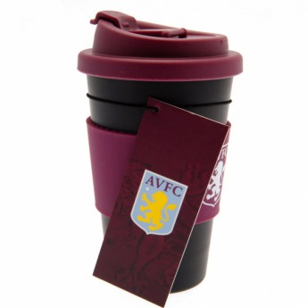 Aston Villa cană de călătorie Silicone Grip Travel Mug