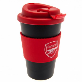 FC Arsenal cană de călătorie Silicone Grip Travel Mug