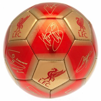 FC Liverpool balon de fotbal Football Signature - size 5