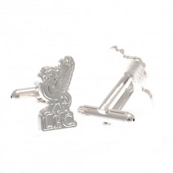FC Liverpool butoni Silver Plated Formed Cufflinks LB