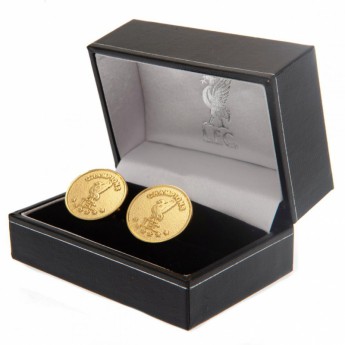 FC Liverpool butoni Champions Of Europe Gold Plated Cufflinks