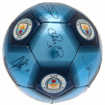 Manchester City balon de fotbal Football Signature - size 5