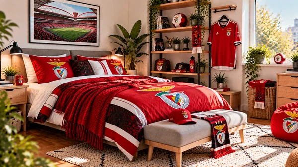Inspirație pentru camera unui suporter SL Benfica