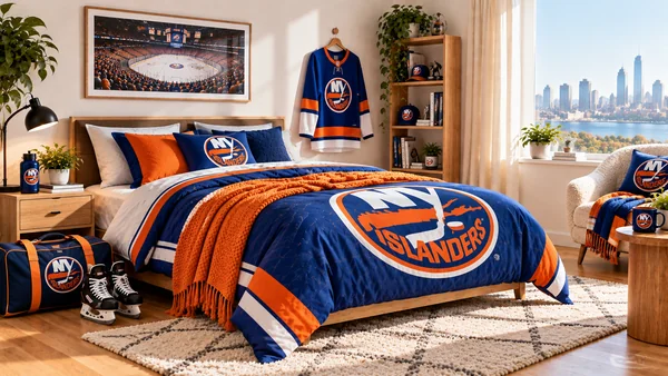 Inspirație pentru camera unui suporter New York Islanders