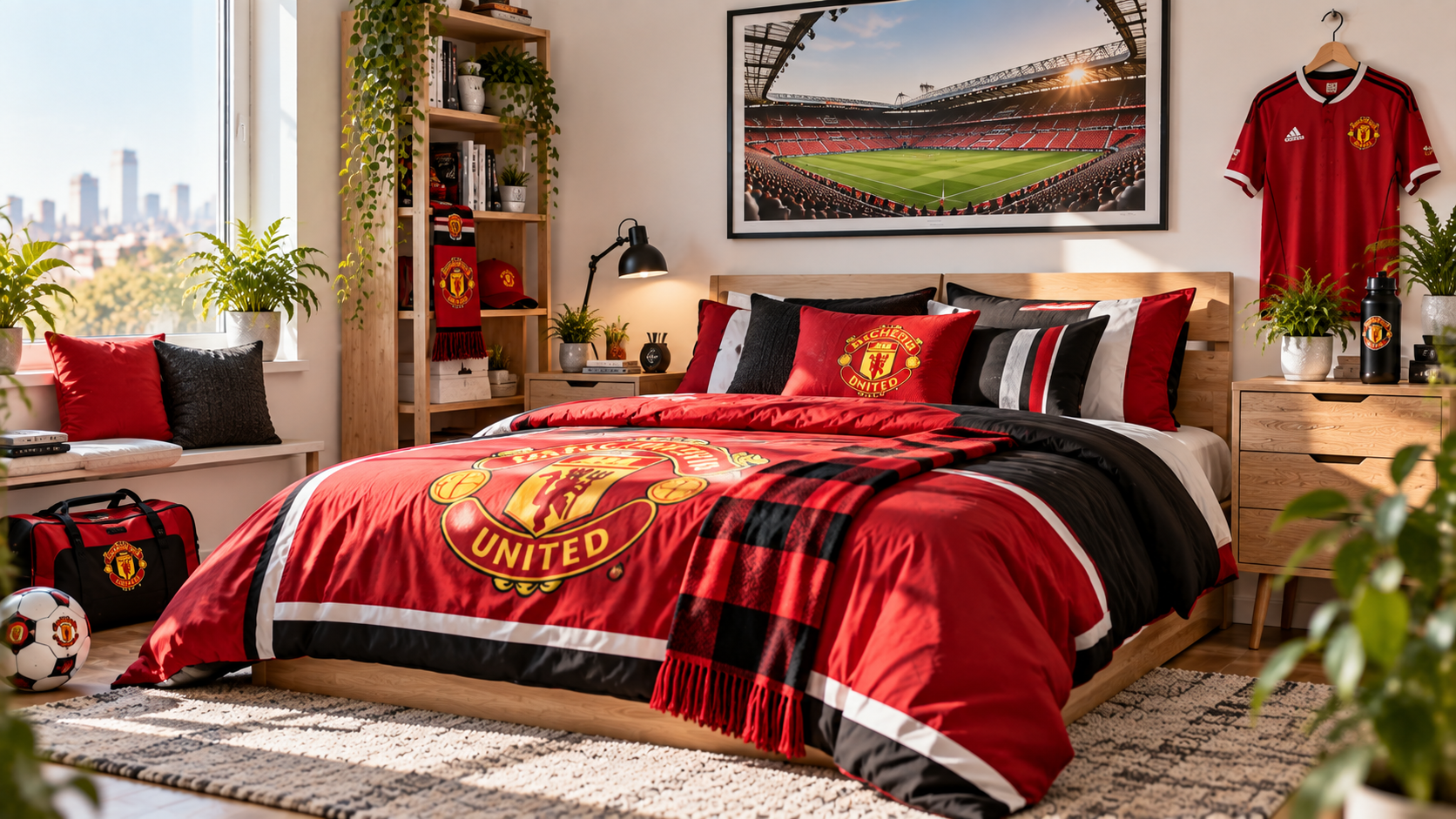 Inspirație pentru camera unui suporter Manchester United
