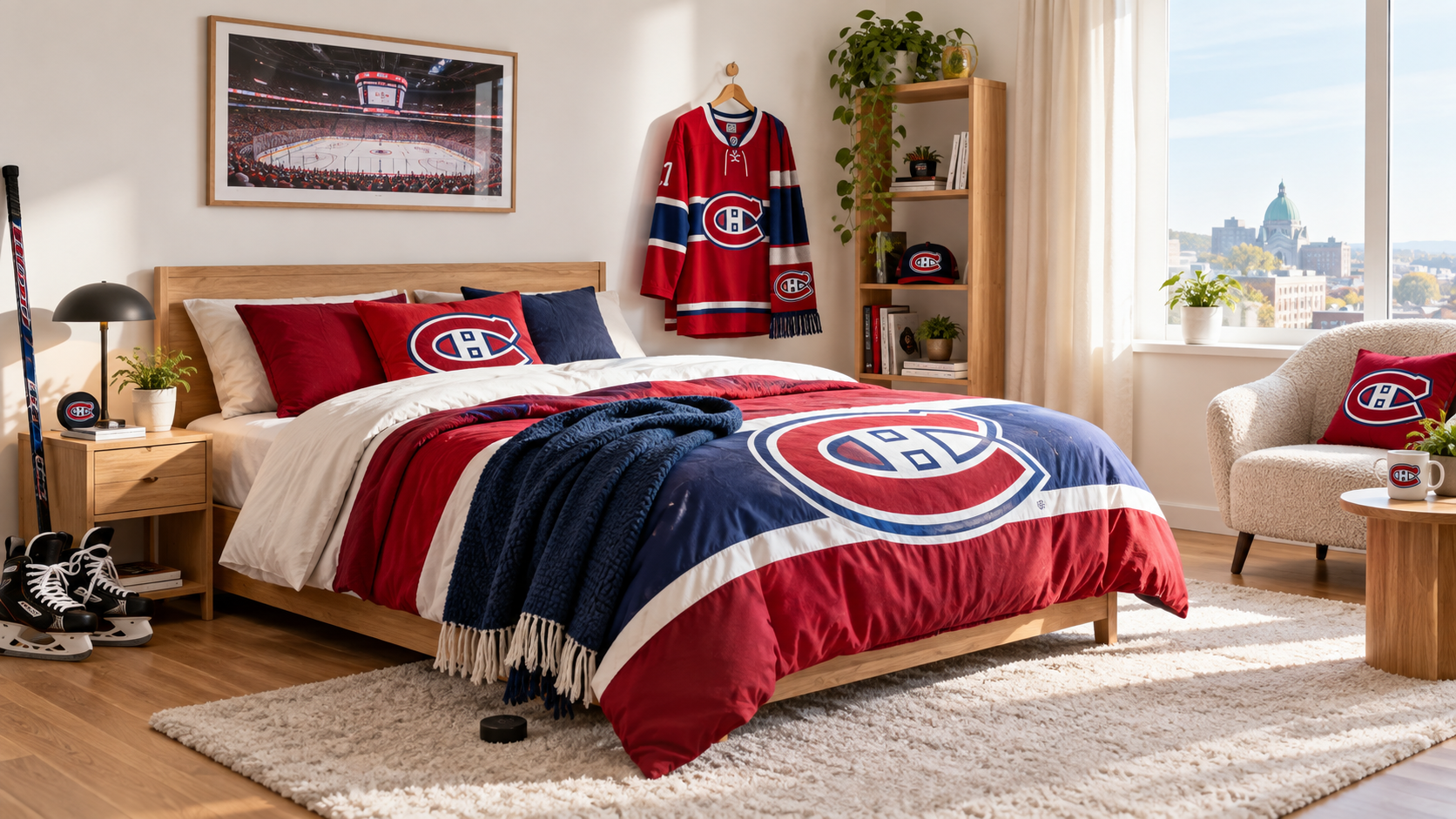 Inspirație pentru camera unui suporter Montreal Canadiens