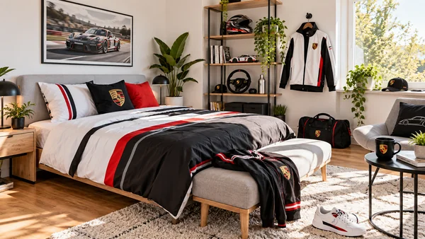 Inspirație pentru camera unui suporter Porsche Motorsport