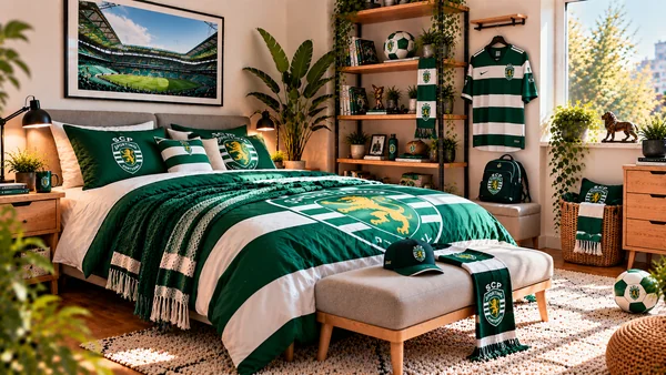 Inspirație pentru camera unui suporter Sporting CP