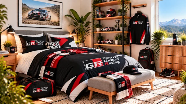 Inspirație pentru camera unui suporter Toyota Gazoo Racing