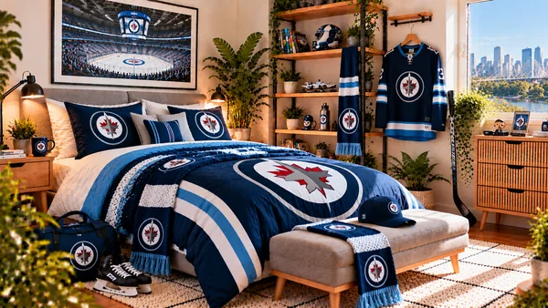 Inspirație pentru camera unui suporter Winnipeg Jets